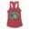 Straight Outta Sastra Women's Racerback Tank in Solid Red Color